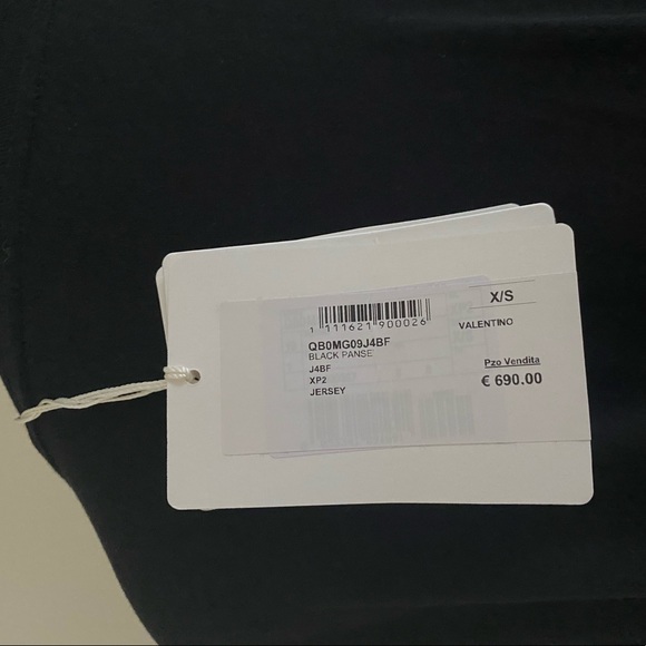 NWT Valentino Dolman Sleeve Top With Flower Embroidery - Picture 7 of 7